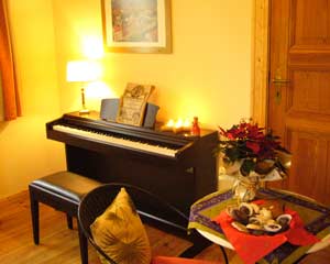Ferienwohnung Berlin Villa-Seepark Wohnzimmer
